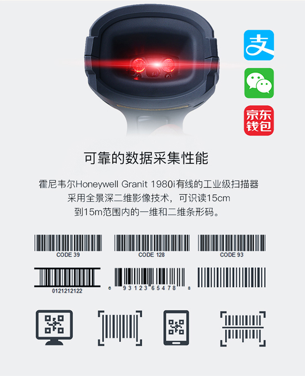 1980i工業(yè)級(jí)掃描槍具有可靠的數(shù)據(jù)采集功能 1980i工業(yè)級(jí)掃描槍具有可靠的數(shù)據(jù)采集功能