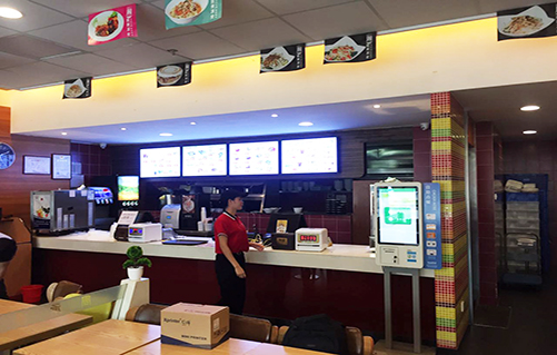 二維碼掃描模塊嵌入自助點餐機，實現(xiàn)自助點餐收費